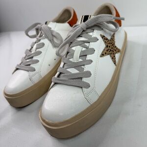 Shu Shop Reba Sneakers Spotted Hair Size 7